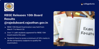 RBSE 2024 10th Results Out @rajeduboard.rajasthan.gov.in, Get Direct Link Here